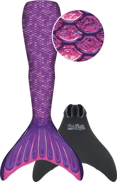 Actual product image Fin Fun Mermaid fin purple