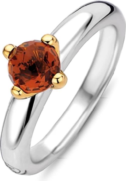 Produktbild Ti Sento Milano Ring cognac bicolor 12126CO (56, 925 Silber)