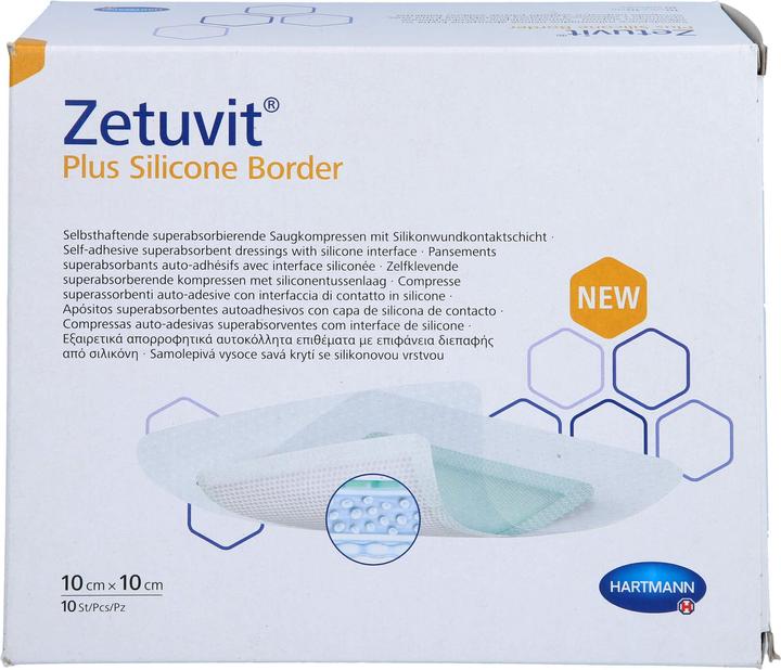 Produktbild Zetuvit Plus Silicone Border 10x10cm