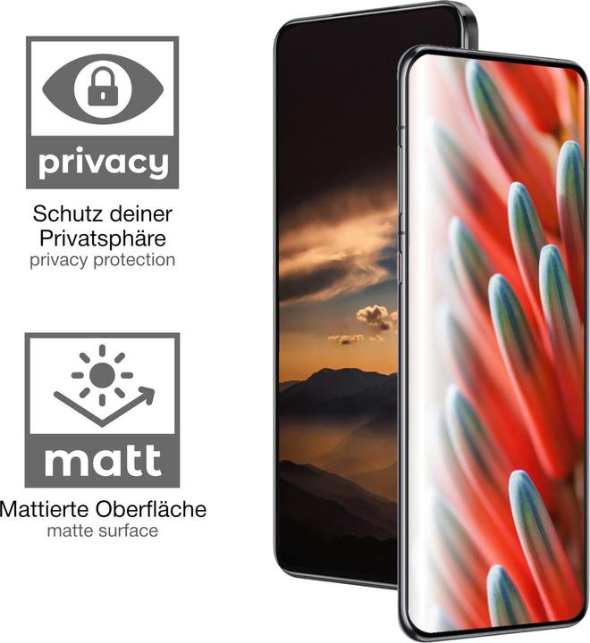 Actual product image Dipos Privacy Screen Protector 4-Way Privacy-Filter (1 Piece, Xiaomi Redmi Note 12 Pro)