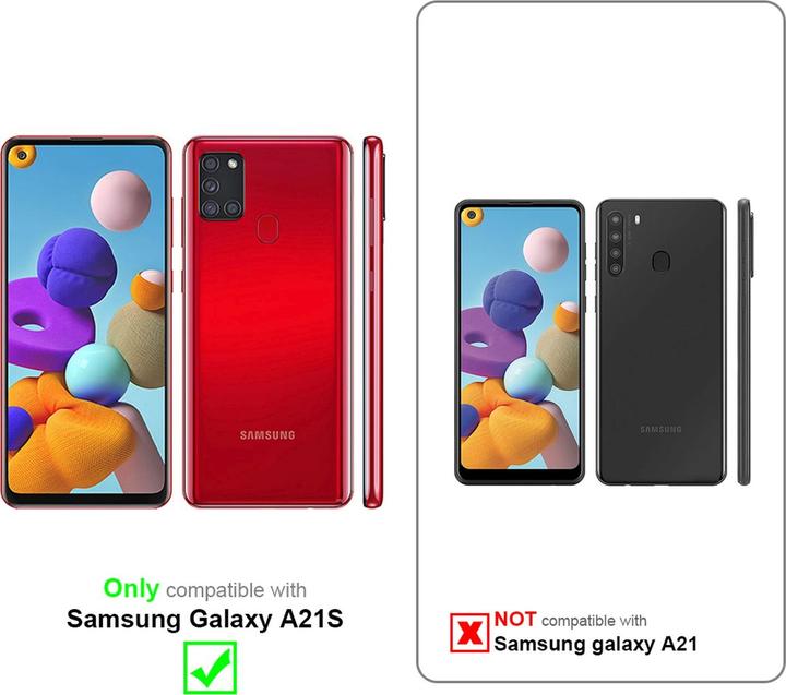 Immagine prodotto Cadorabo Copertura di vetro a strisce in TPU (Samsung Galaxy A21s)