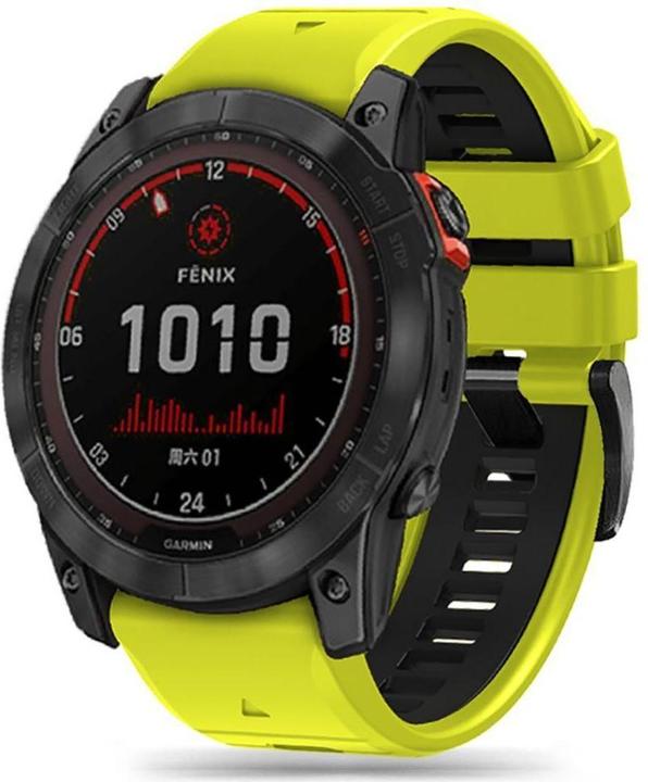 Image du produit Tech-Protect IconBand Pro Strap pour Garmin Fenix 3 / 5X / 3HR / 5X Plus / 6X / 6X Pro / 7X - Lime (TPU)