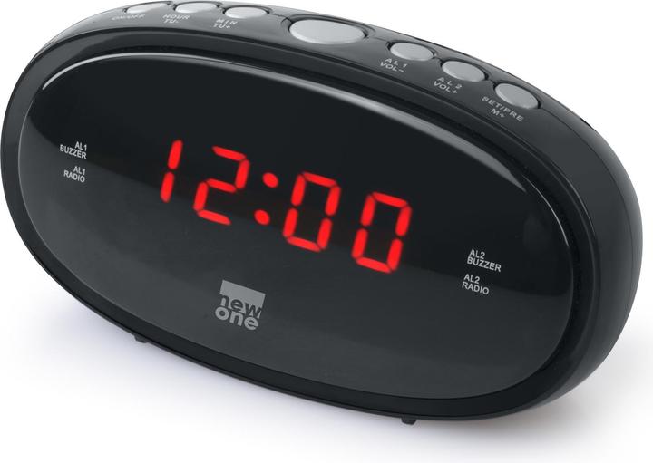 New One Clock-radio CR100 Juodas, Alarm function