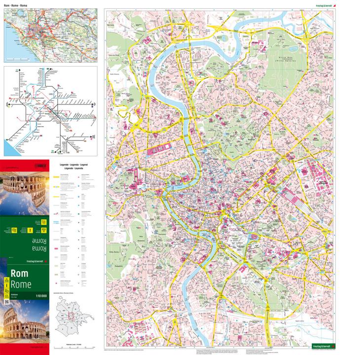 Produktbild Rom, Stadtplan 1:10.000, freytag & berndt