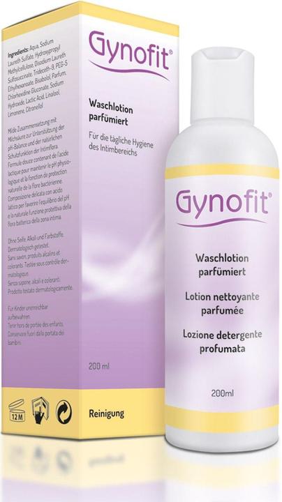 Immagine prodotto Gynofit Lozione di lavaggio profumata (200 ml, Crema intima)