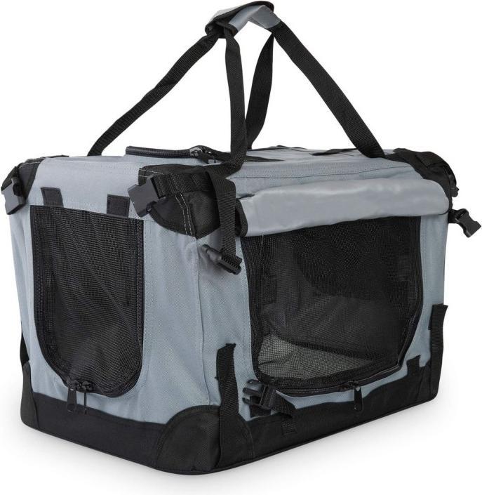 Immagine prodotto Freezack Box da trasporto per cani Soft Kennel grigio, taglia XXS (1 pz) (Cane, Pieghevole, Lavabile, Traspirante)