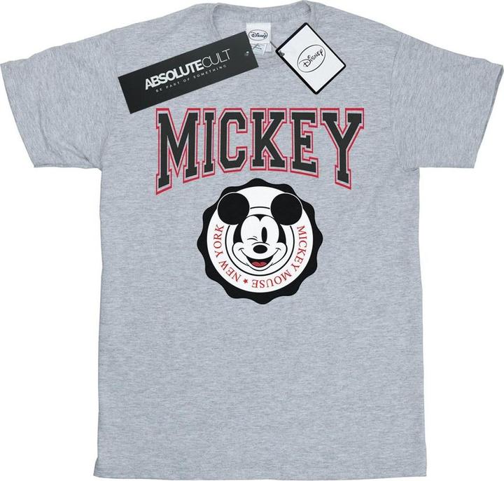 Actual product image Disney Mens Mickey Mouse New York Seal T-Shirt (XXL)