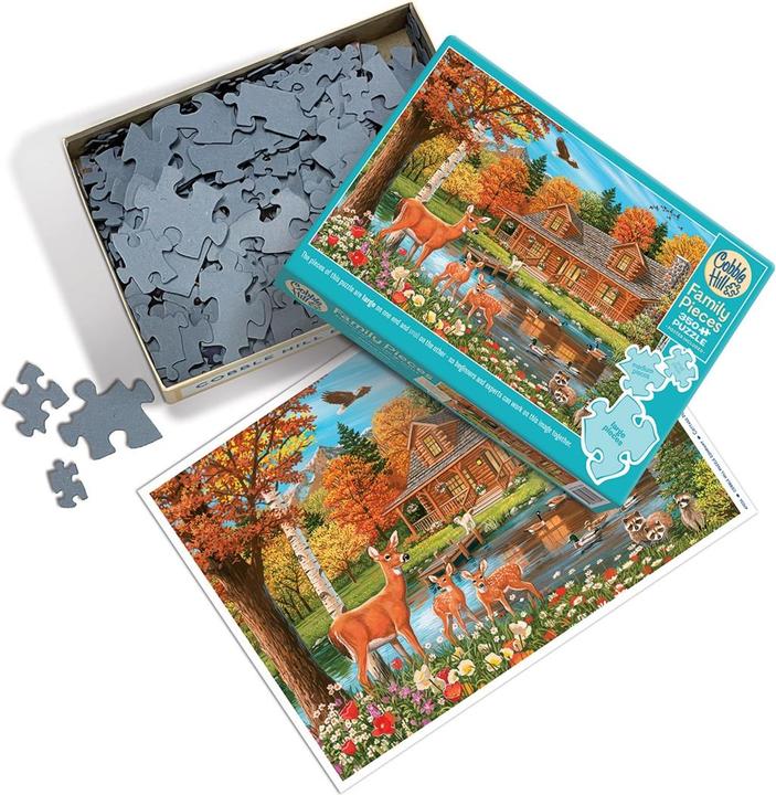 Actual product image Cobble Hill Cottage with pond 350 parts (350 pieces)