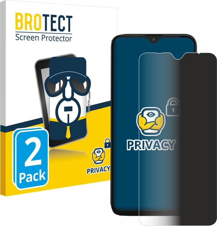 Produktbild BROTECT Sichtschutzfolie Anti-Spy Privacy Folie Blaulicht-Schutz (2 Stück, Gigaset GS4)
