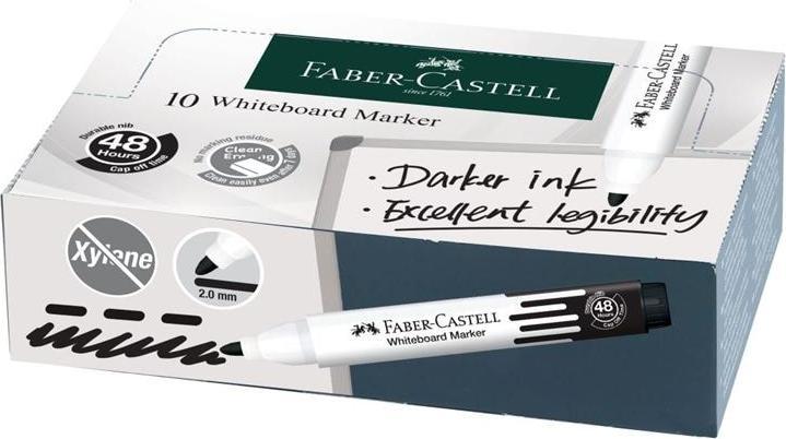 Actual product image Faber-Castell Faber Castell Pack of 10 Blackboard Markers (2 mm, 1 x)