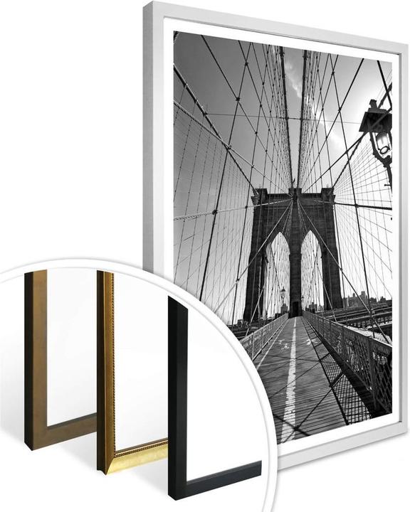Image du produit Trenddeko Perspective du pont de Brooklyn (80 x 100 cm)