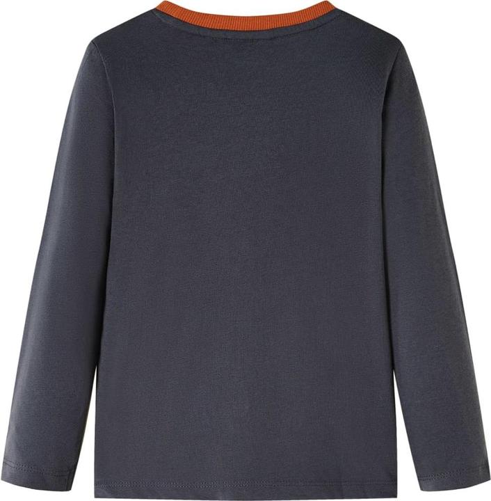 Image du produit VidaXL T-shirt manches longues enfant Anthracite 104,Matière : 100 (104)