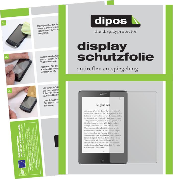 Produktbild Dipos Displayschutzfolie Antireflex (2 Stück, epos)