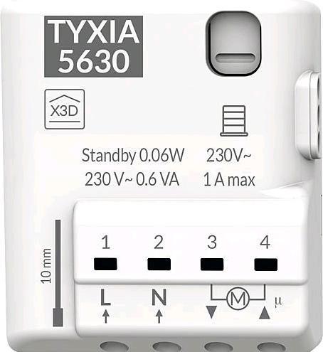 Actual product image Delta Dore Radio receiver UP for roller shutter control TYXIA