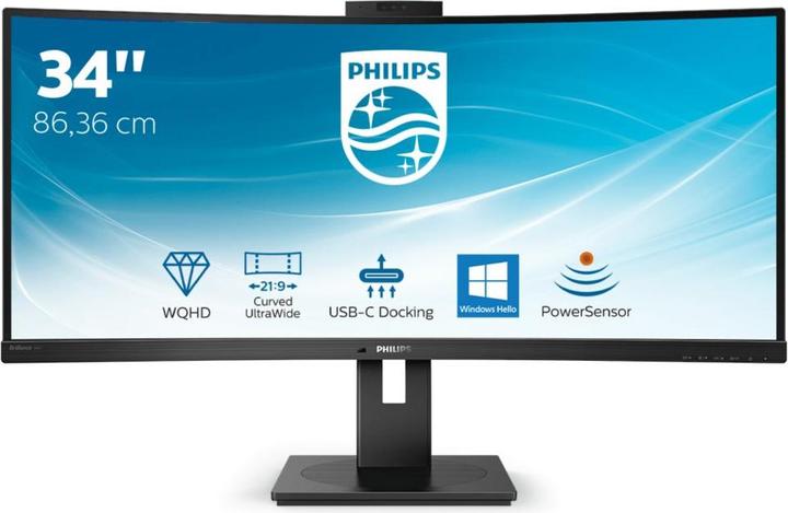 Actual product image Philips 346P1CRH/00 (3440 x 1440 pixels, 34")