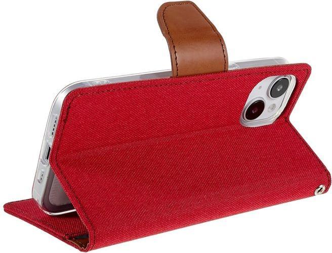 Actual product image Goospery Canvas Diary Series (Apple iPhone 14 Plus)