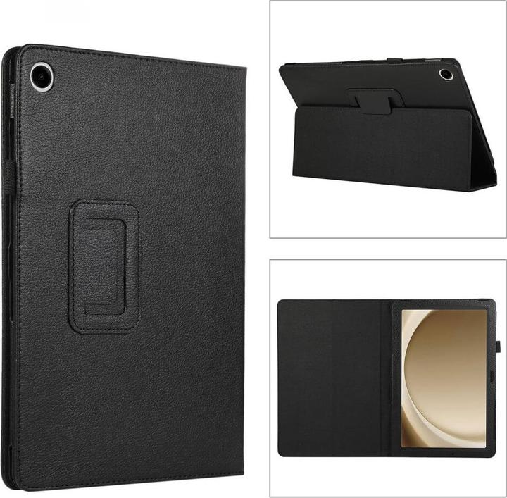 Actual product image Cover-Discount Galaxy Tab A9+ - Bi-fold stand case black (Galaxy Tab A9+)
