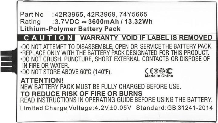 Produktbild CoreParts Battery for RAID Controller (1 Zellen, 3600 mAh)