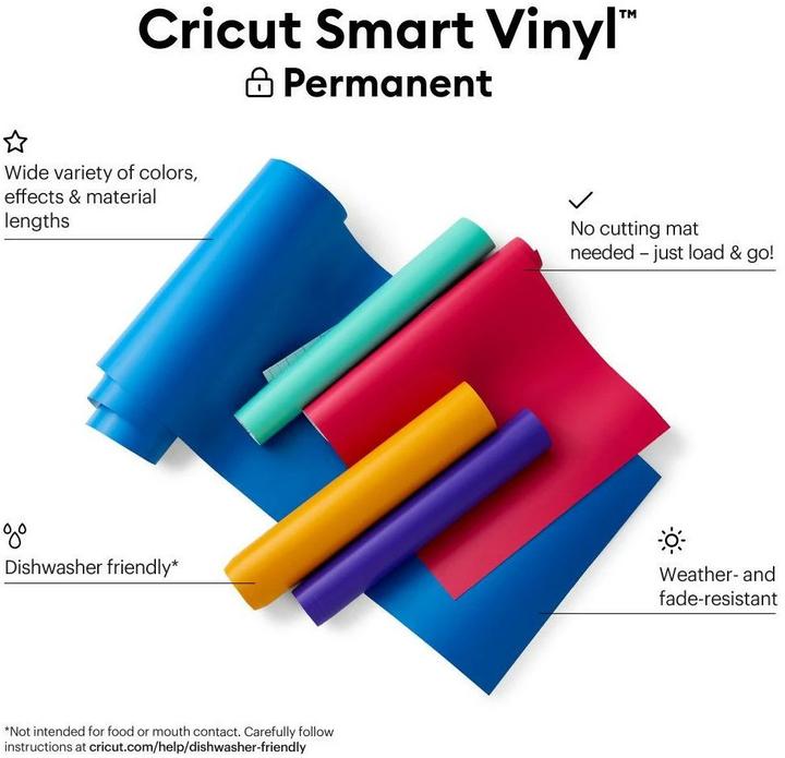 Actual product image Cricut Vinyl film Smart Permanent 33 x 366 cm, 1 piece, champagne