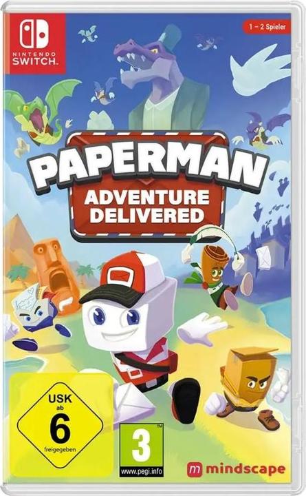 Produktbild Mindscape Paperman: Adventure Delivered (Switch, Switch Lite, Switch OLED, DE)