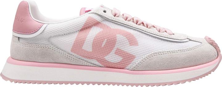 Immagine prodotto Dolce & Gabbana dragon sneakers in mixed materials white and pink color (42)