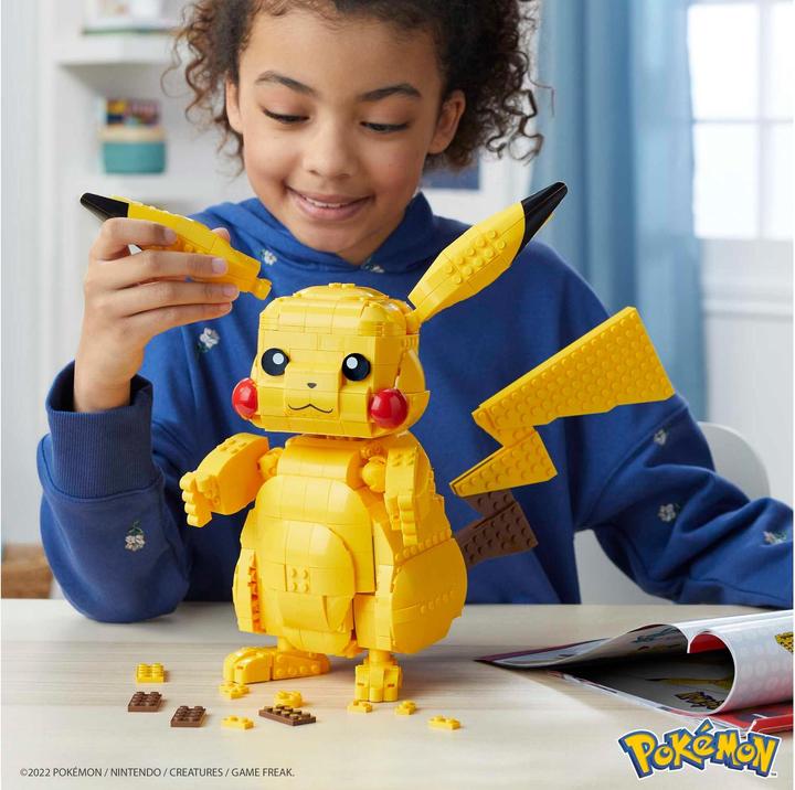 Actual product image Mega Construx Pokemon Jumbo Pikachu