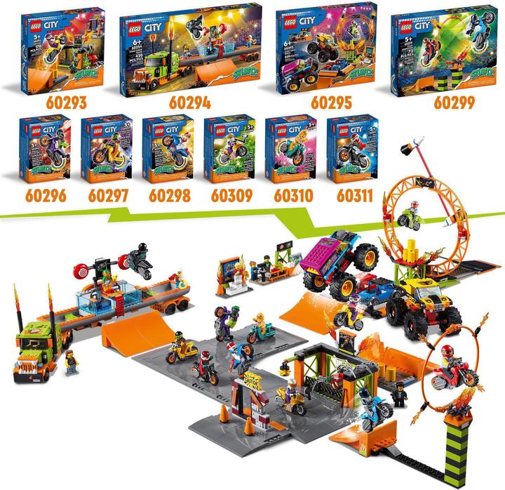 Actual product image LEGO Power stunt bike (60297, LEGO City)