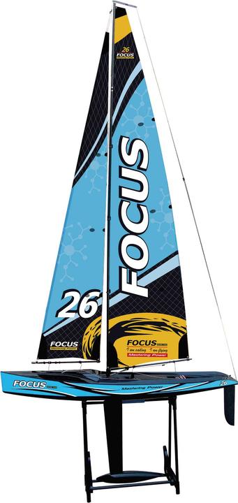 Actual product image Joysway Focus V3 Segelboot 1-meter RTR Blau