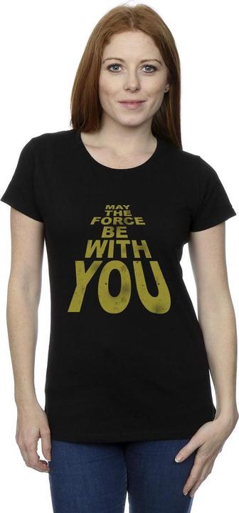 Immagine prodotto Star Wars May The Force Be With You Maglietta Donna (XXL)