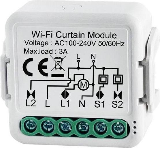 Immagine prodotto Netplus NPLLCS01-1C - Modulo interruttore per tapparelle intelligenti a 1 canale Wi-Fi