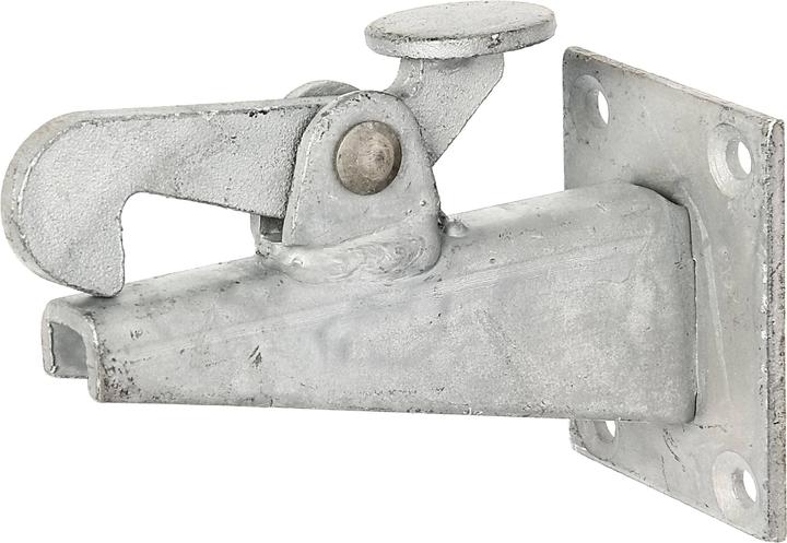 Immagine prodotto GAH Cancello d'arresto in acciaio zincato a caldo con contropiastra da 100 mm (1 Pezzo/i)