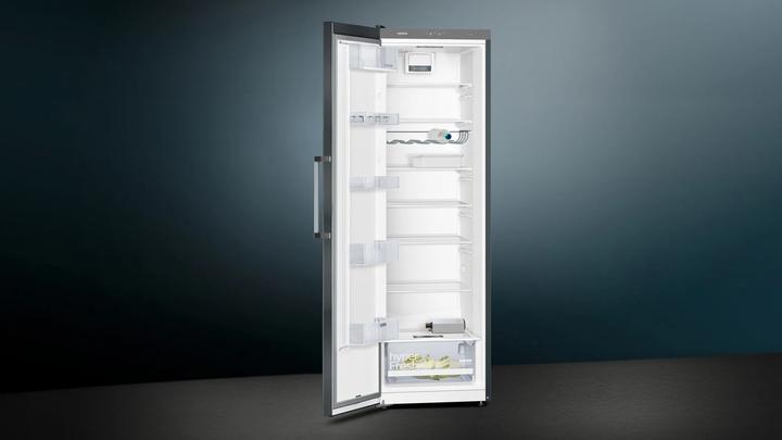 Produktbild Siemens iQ300, free-standing fridge, 186 x 60 cm, Black stainless steel, KS36VGXDP (346 l)