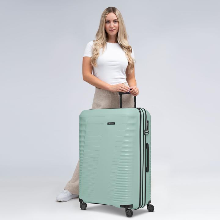 Actual product image Farmhood Eco Edition 4-wheel trolley 77 cm with stretch fold (114 l, XL (from 140l))