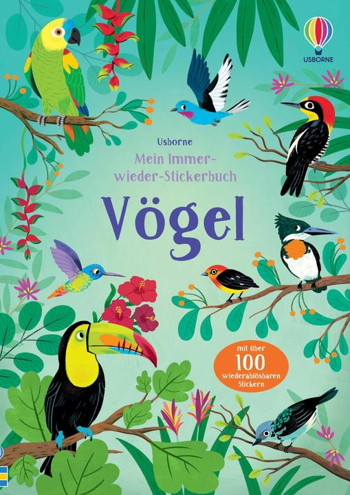 Il mio libro di adesivi di sempre: Gli uccelli