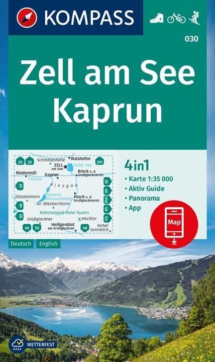 Image du produit Carte de randonnée 030 Zell am See, Kaprun 1:35.000
