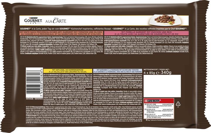Actual product image Gourmet A la Carte Chefs Fantasies (Adult, 4 pcs., 85 g)