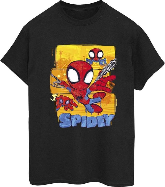 Immagine prodotto Spidey And His Amazing Friends Flying Maglietta Ampia Donna (XL)