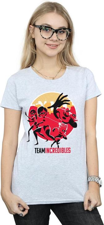 Actual product image Disney Womens/Ladies Incredibles 2 Team Incredibles Cotton T-Shirt (S)