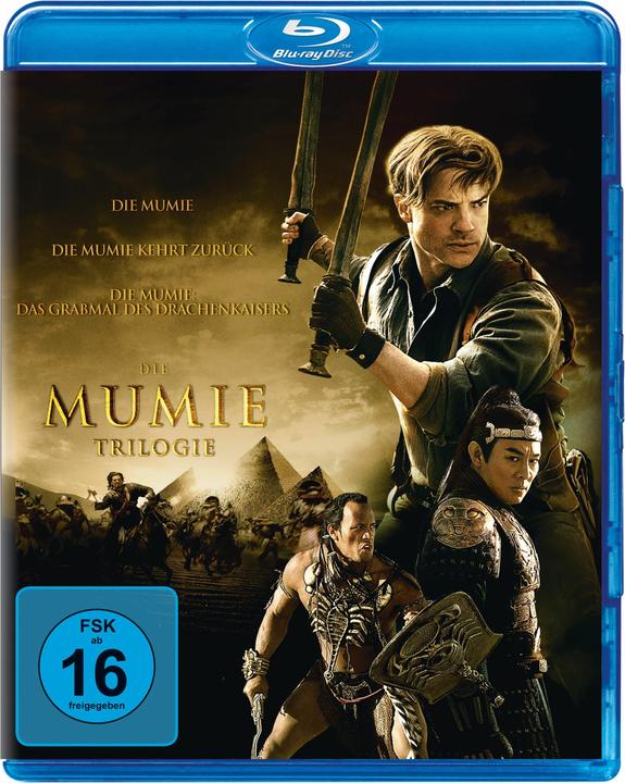 Actual product image The Mummy Trilogy (Blu-ray, 1999, German)