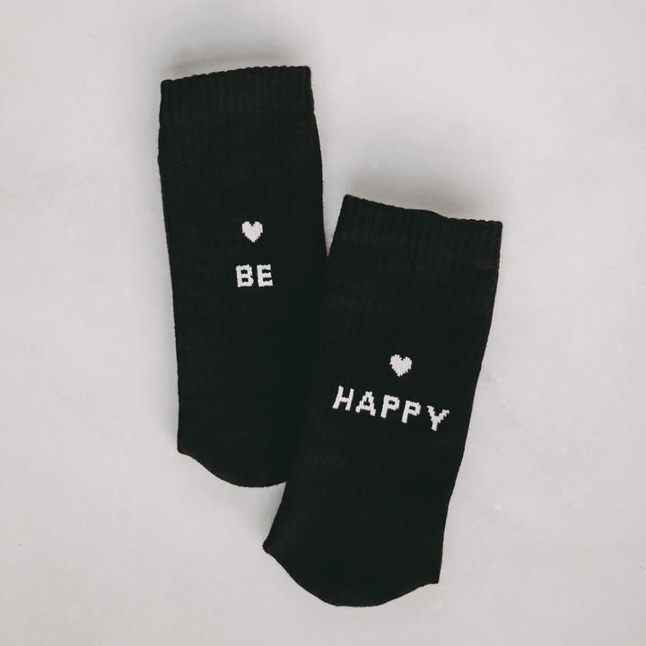 Produktbild Eulenschnitt Socken be happy 39-42 schwarz - von (39 - 42)