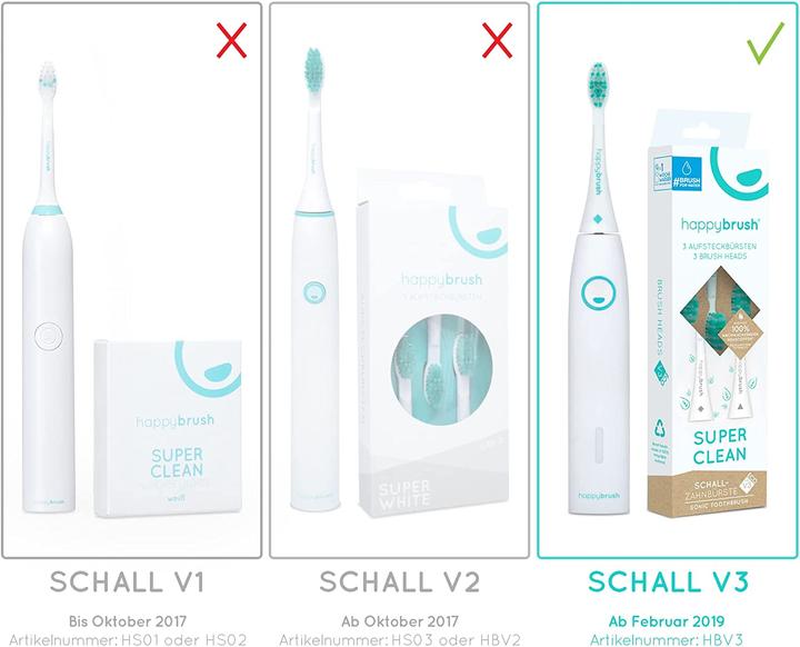 Immagine prodotto happybrush SuperClean (3 x)