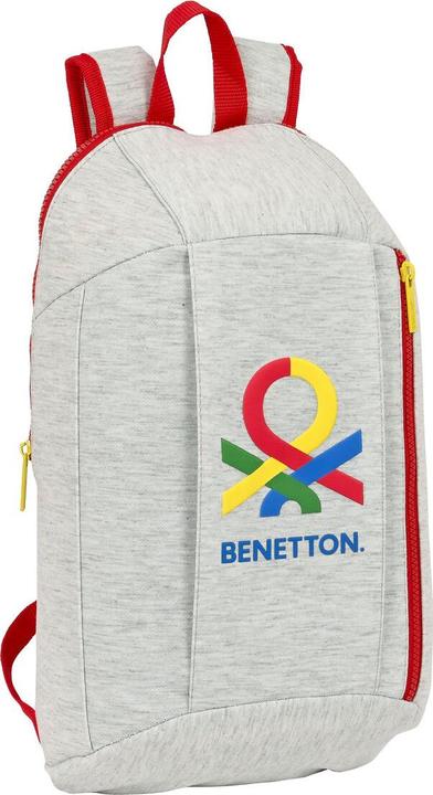 Benetton Lässiger Rucksack Pop Grau 10 L (10 l)