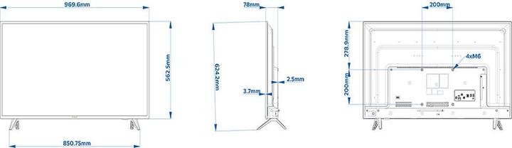 Actual product image Philips Hotel TV 43HFL5114/12 43" MediaSuite (43", LCD, Full HD)