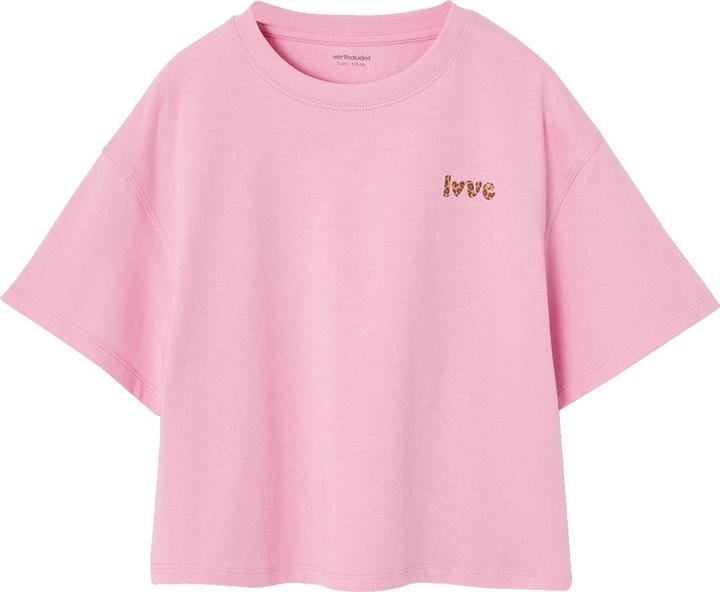 Vertbaudet Mädchen T-Shirt in Cropped-Länge