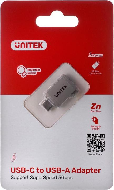 Produktbild Unitek ADAPTER USBCUSBA 31 GEN1 MF A1025GNI (0.02 m, USB 2.0, USB 1.1)