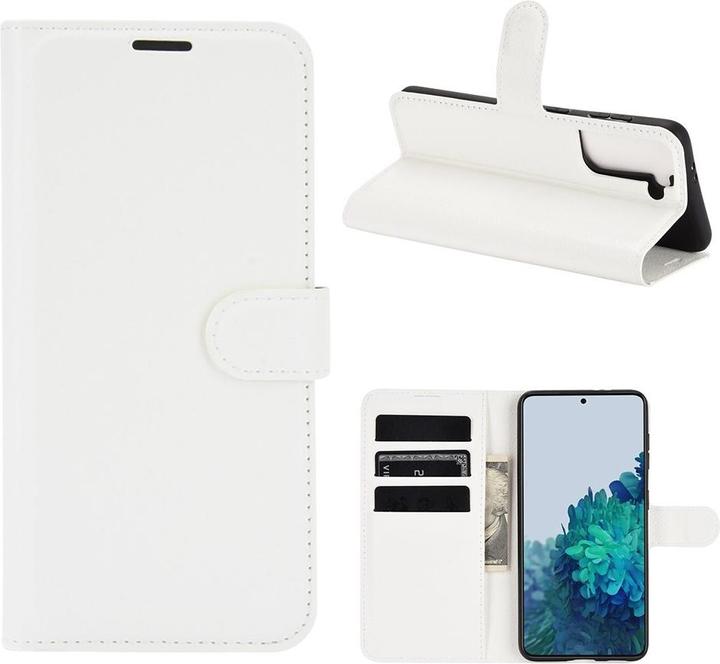 Actual product image Cover-Discount Galaxy S21 - Leather case cover white (Samsung Galaxy S21)