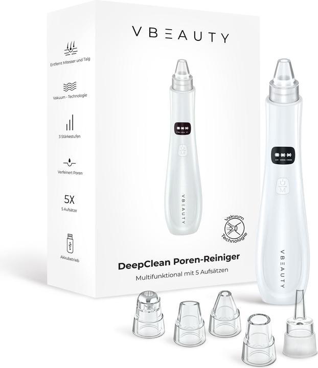 Actual product image VBEAUTY Deepclean Pro Vakuum Poren Reiniger
