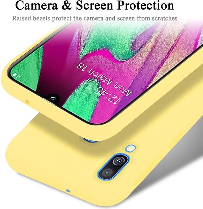 Produktbild Cadorabo TPU Liquid Silicone Case Cover (Samsung Galaxy A40)