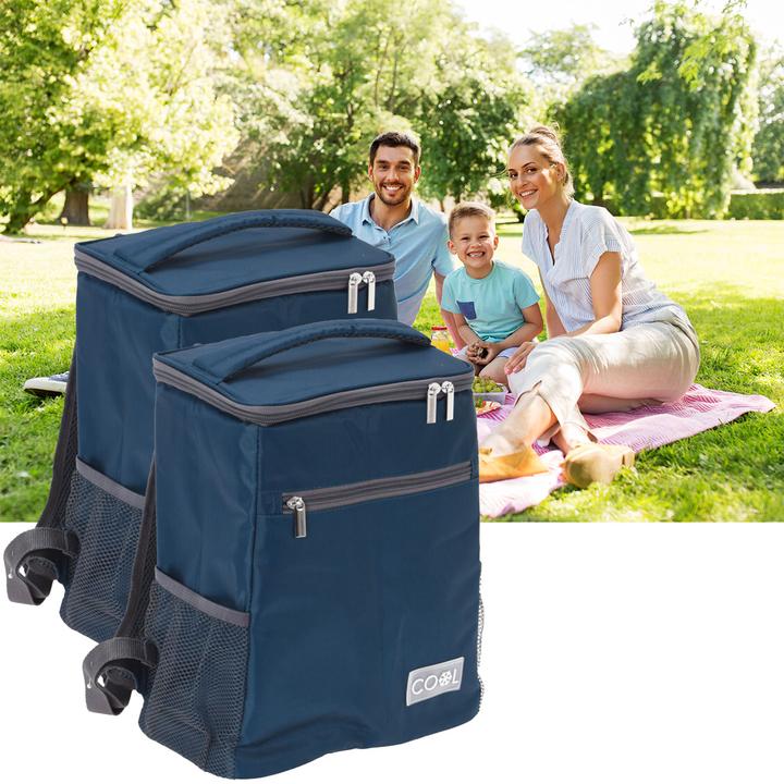 Produktbild ProWorld Kühlrucksack, Nylongewebe, wasserabweisend, 10 l, 2er Set (10 l)