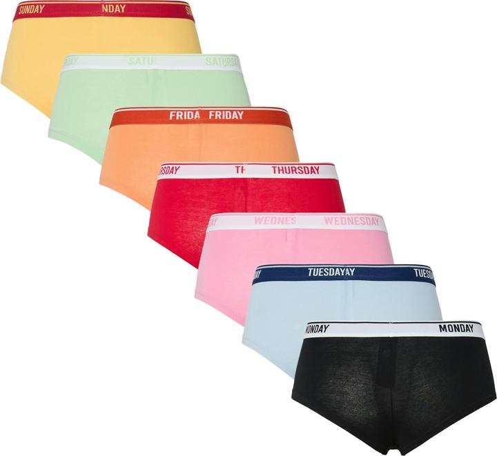 Immagine prodotto Pieces PCLOGO LADY 7er-Pack Unterwäsche (XL, Confezione da 7)